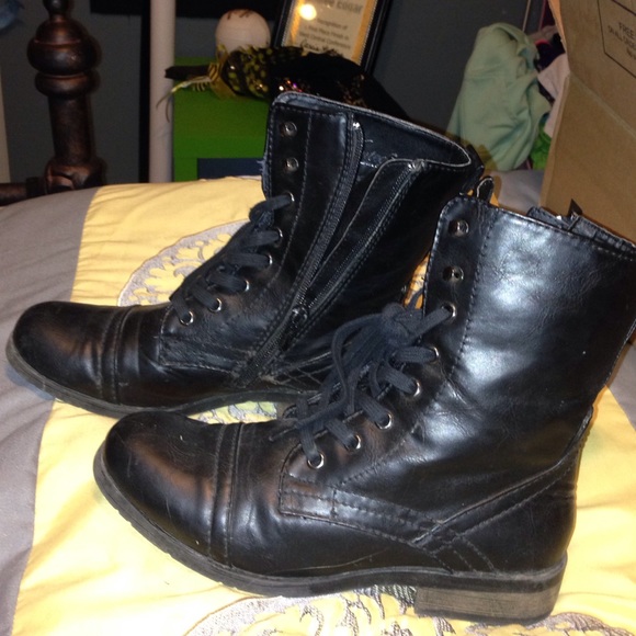 Black Combat Boots