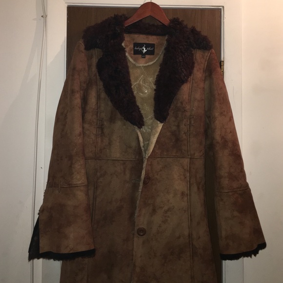 Baby phat brown coat