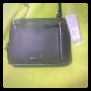 Grey Kenneth Cole reaction cross body bag