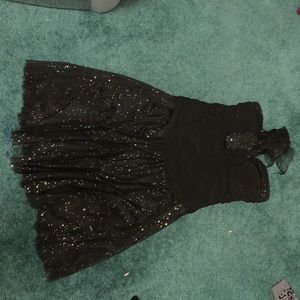 Black formal dress