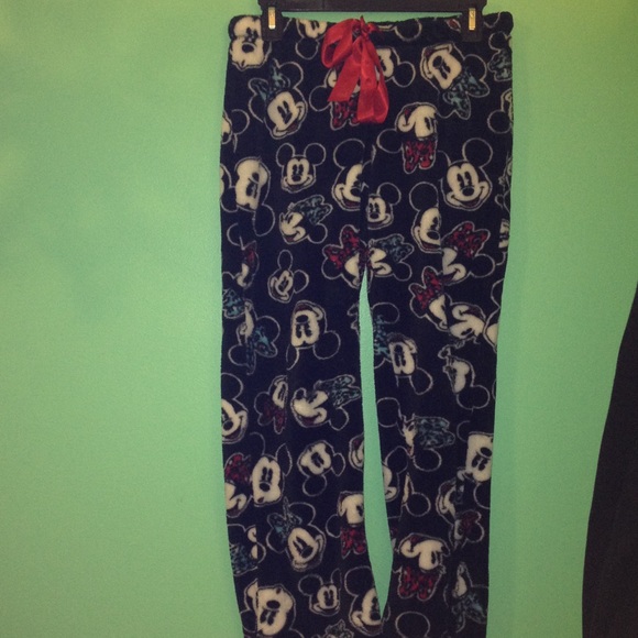 Disney Mickey and Minnie PJ pants - Picture 1 of 3