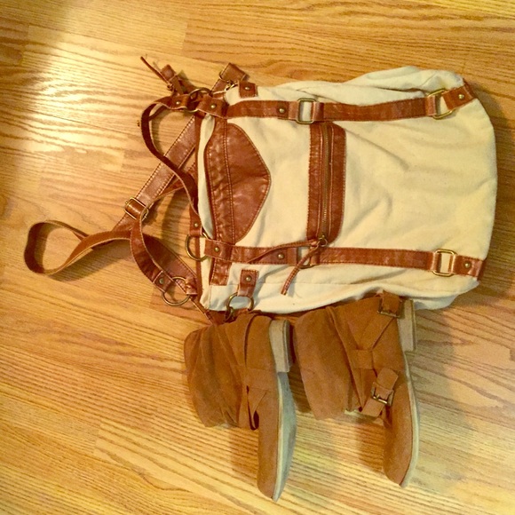 Booties and purse bundle!