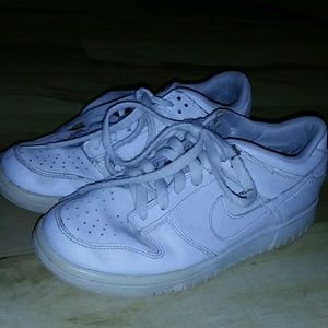 Nike white sneakers  4.5