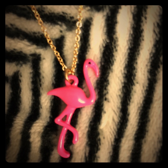Pink Flamingo Necklace