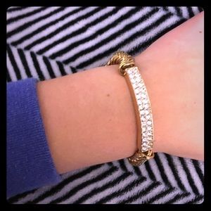 Sparkling gold bracelet