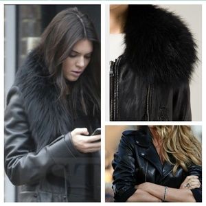 SOLD - Fur Collar Jacket