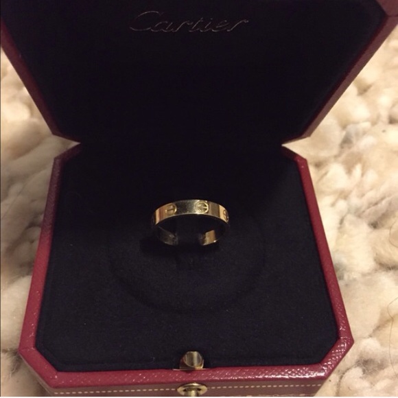 CARTIER PINK GOLD LOVE RING - Picture 2 of 4