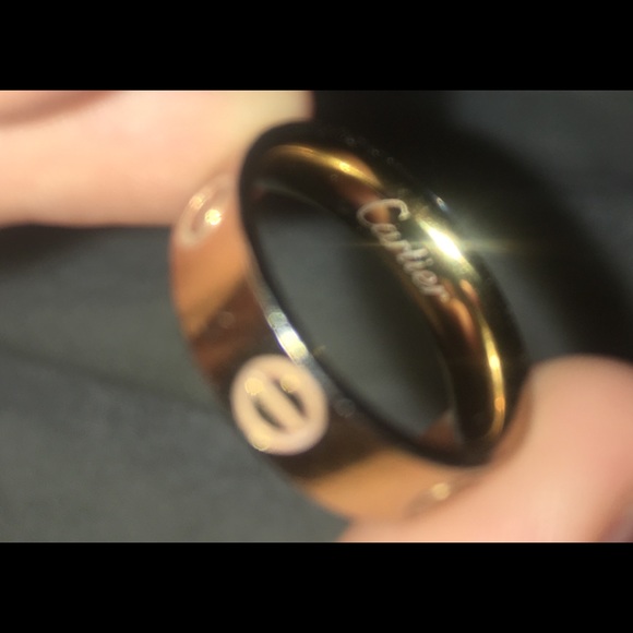 CARTIER PINK GOLD LOVE RING - Picture 3 of 4