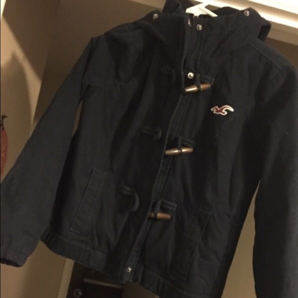 Hollister navy blue jacket