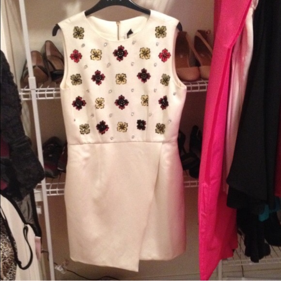 Topshop Dresses & Skirts - RESERVED: Topshop asymmetrical embellished dress