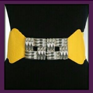 Yellow/Pink Bow Belt