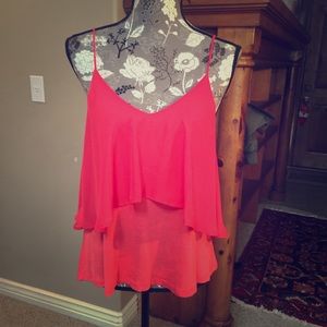 Urban Outfitters "sparkle and fade" maroon shirt