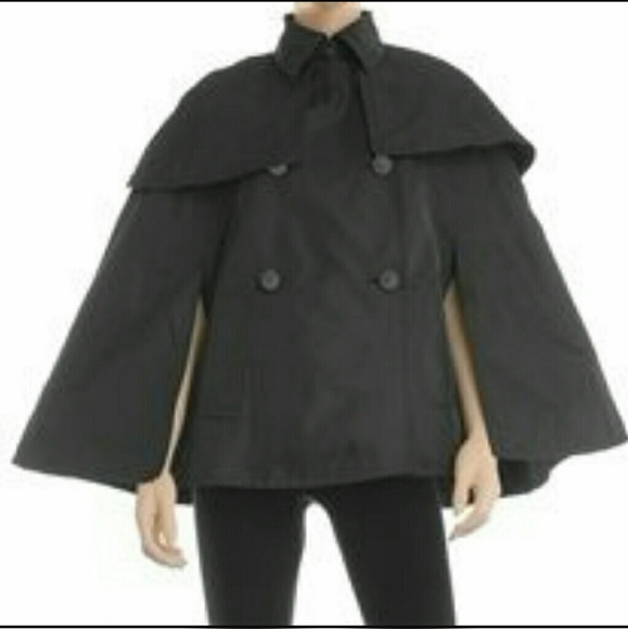 MAX STUDIO-MEMORY TAFFETA CAPED RAINCOAT - Picture 1 of 3