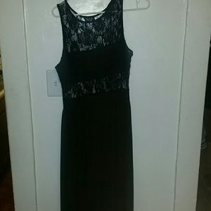 Sexy Black Split Lace Maxi