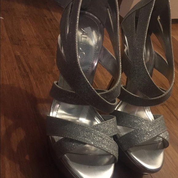 Sparkly/strappy aldo heels