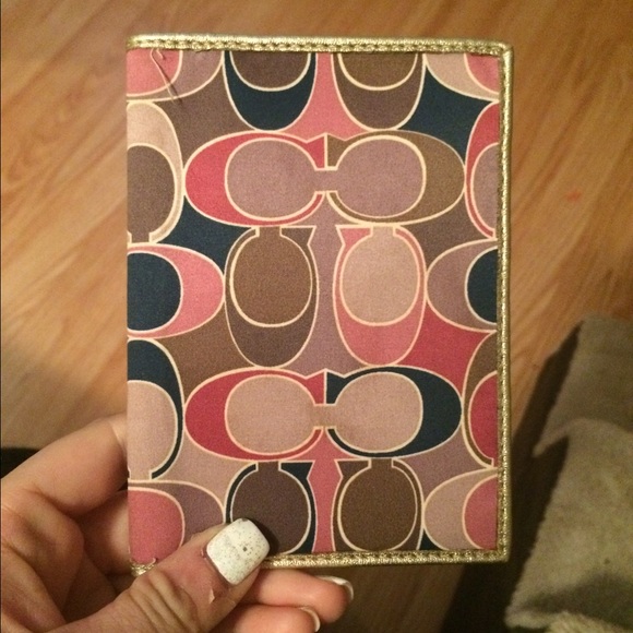 Coach passport holder!