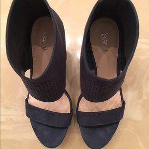 Dark blue wedges from Macys