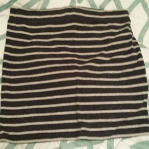 Blue and gray skirt