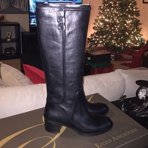 Brand new black Enzo Angiolini riding boots