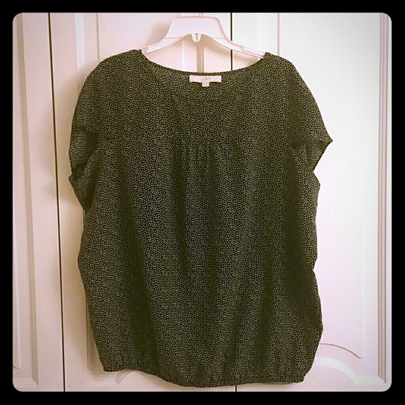 [Loft] navy top - Picture 1 of 2