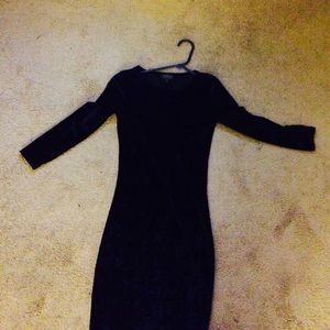 Velvet Topshop fitted lbd