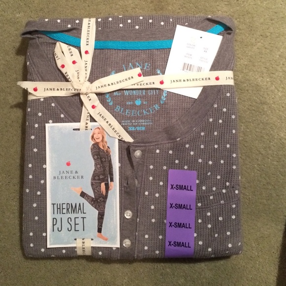 Polkadot Thermal PJ set