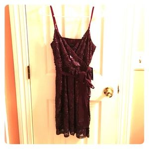 Express sequin dress