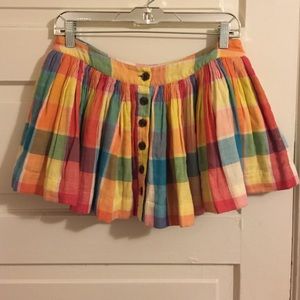 Jack Wills plaid mini skirt