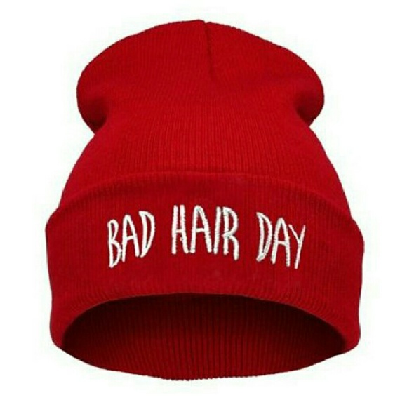 "BAD HAIR DAY" unisex UO beanie