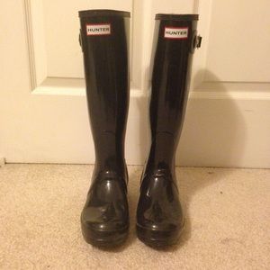 Hunter Black Rain Boots