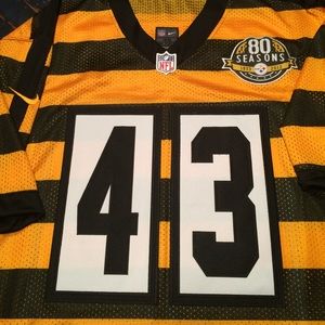 Steelers Polamalu throwback bumblebee jersey