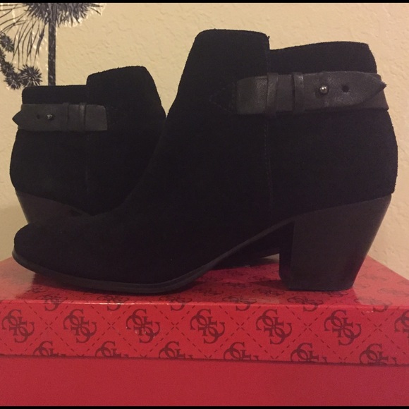 Guess Veora Booties Black Suede