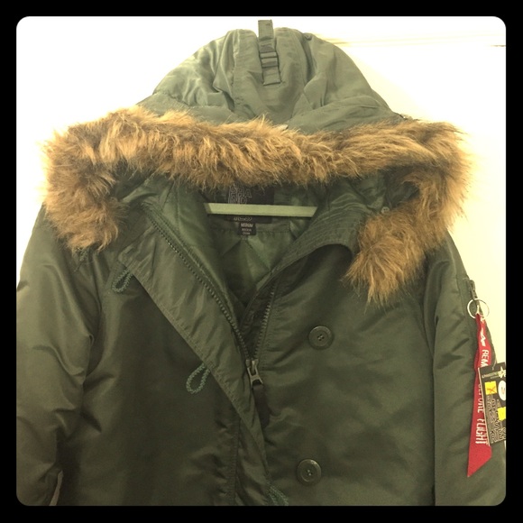 Alpha industries Natasha coat sage green