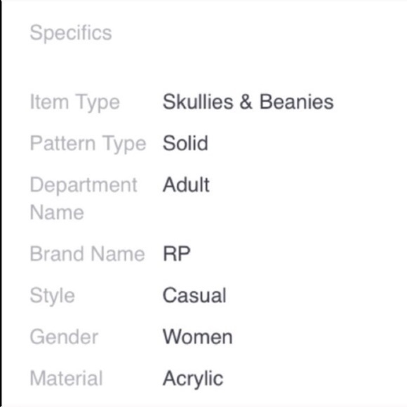 Black Fur Beanie Hat - Picture 4 of 4