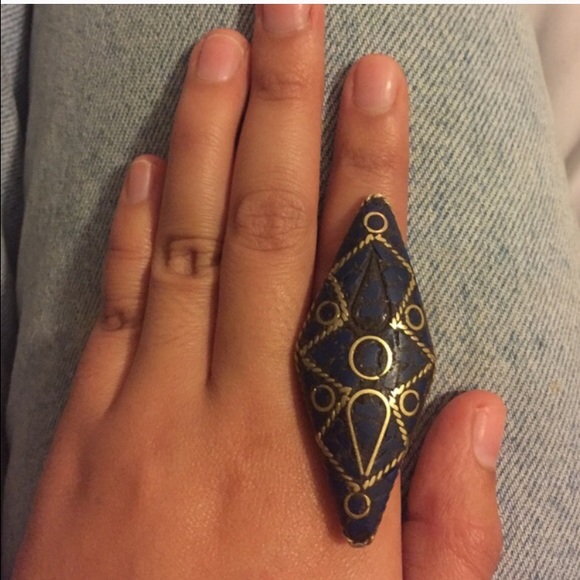 Lapis ring//reserved