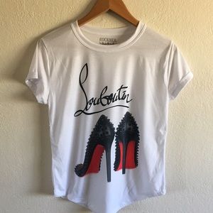 LOBOUTIN HEELS TSHIRT 👠
