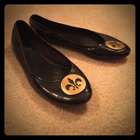 JEFFREY CAMPBELL Black Patent Leather Ballet Flats