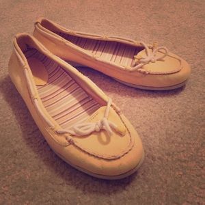 Light Yellow Timberland Mocs