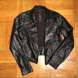 Material Girl Faux Leather Jacket