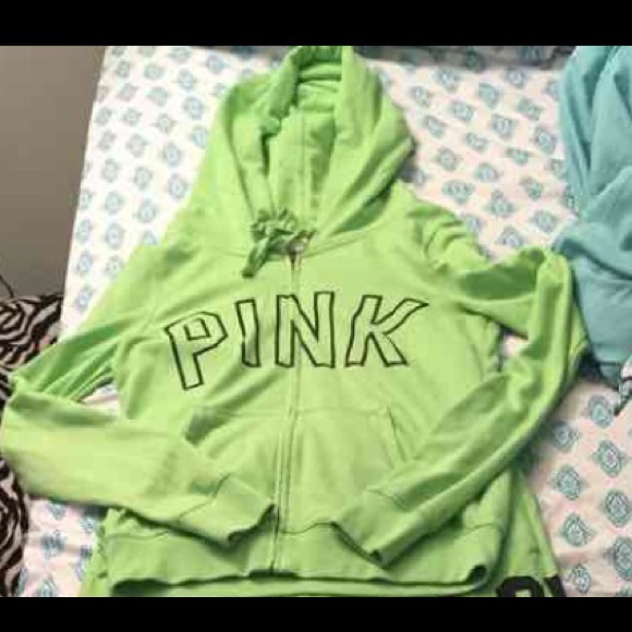 Neon green hoodie