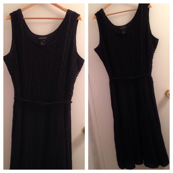 Lane Bryant Black Cotton Sun Dress - Picture 4 of 4
