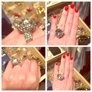 Crystal Costume Jewelry Ring