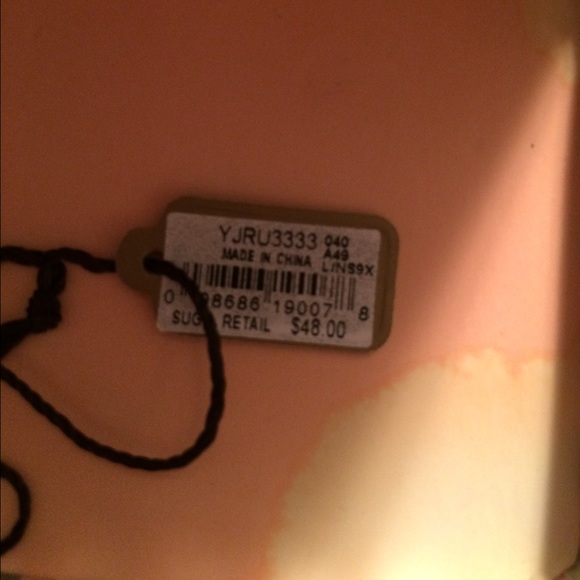 Juicy couture monogram K silver necklace