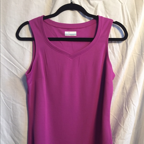 Columbia fuchsia tank top