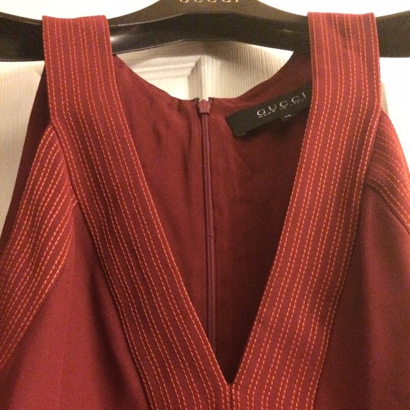 Gucci dress in Marsala - Picture 4 of 5