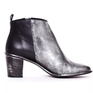 ISO IN SEARCH OF MIISTA LEATHER METALLIC BOOTIE