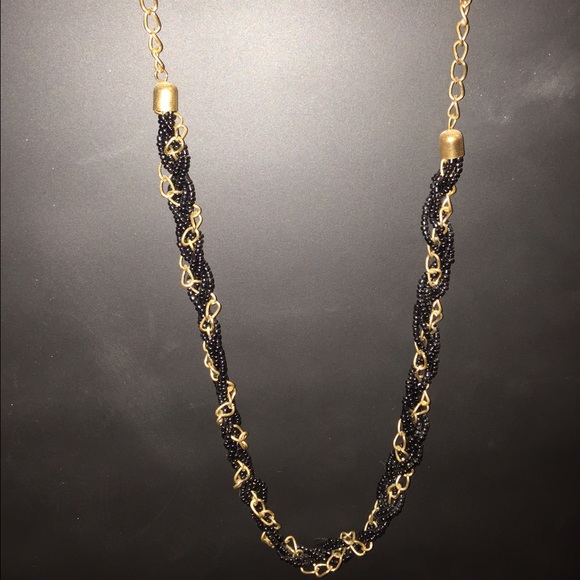 Black and gold necklace