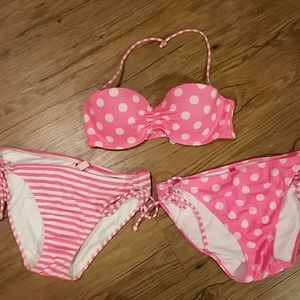 Pink polka dot Victoria's Secret Bikini