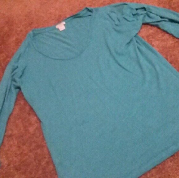 Long sleeve teal - Picture 1 of 2