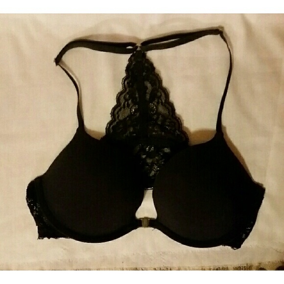 Push ' em up racer back bra